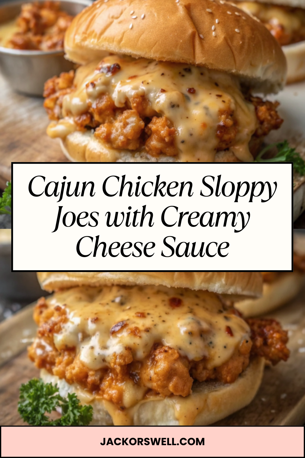 Cajun Chicken Sloppy Joes with Creamy Cheese Sauce – Bold, Spicy & Comfort Food Elevated
