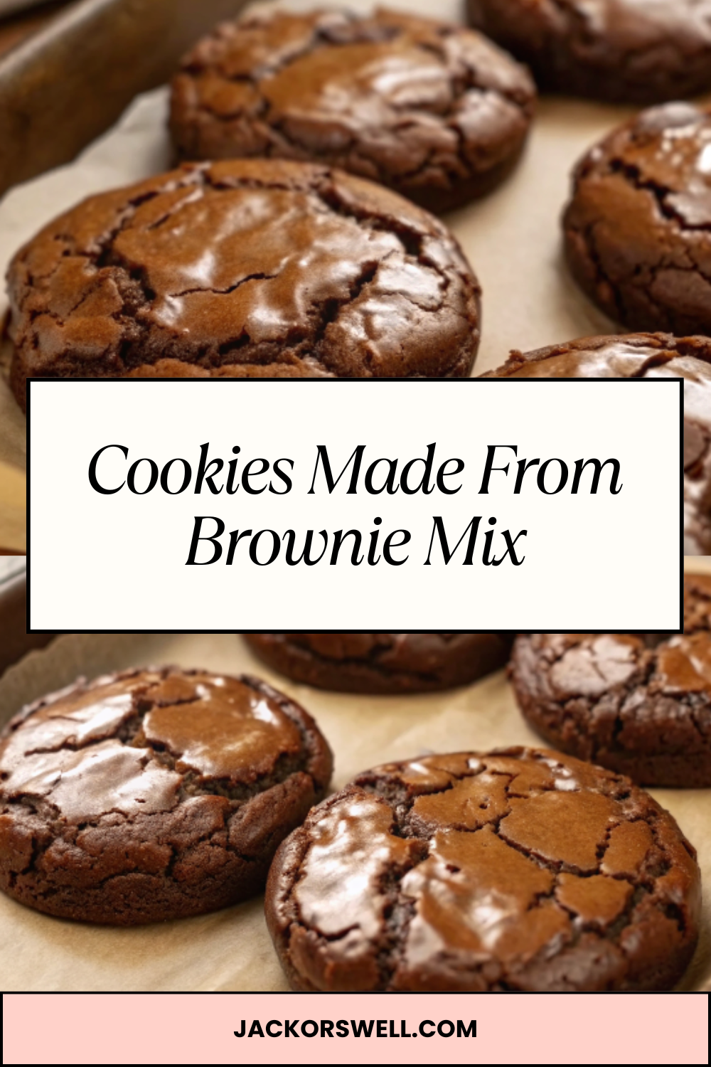 Cookies Made From Brownie Mix – Fudgy, Chewy & Shockingly Easy 3-Ingredient Brownie Cookies