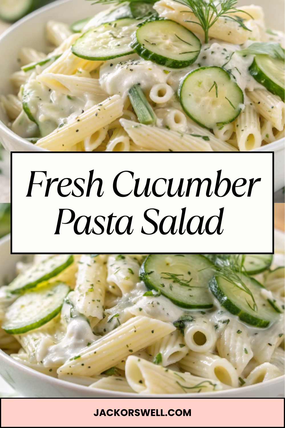 Fresh Cucumber Pasta Salad – Cool, Creamy & Perfectly Refreshing for Any Occasion
