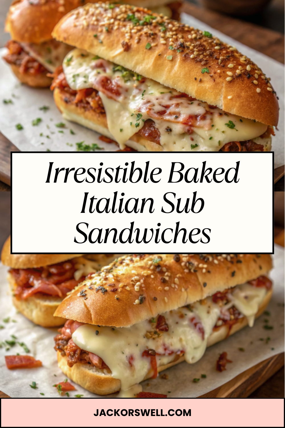 Irresistible Baked Italian Sub Sandwiches – Melty, Meaty & Bursting with Zesty Italian Flavor