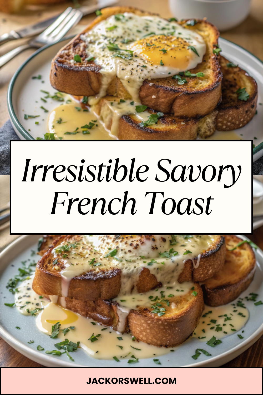Irresistible Savory French Toast – Golden, Cheesy & Perfectly Crisped Comfort Brunch