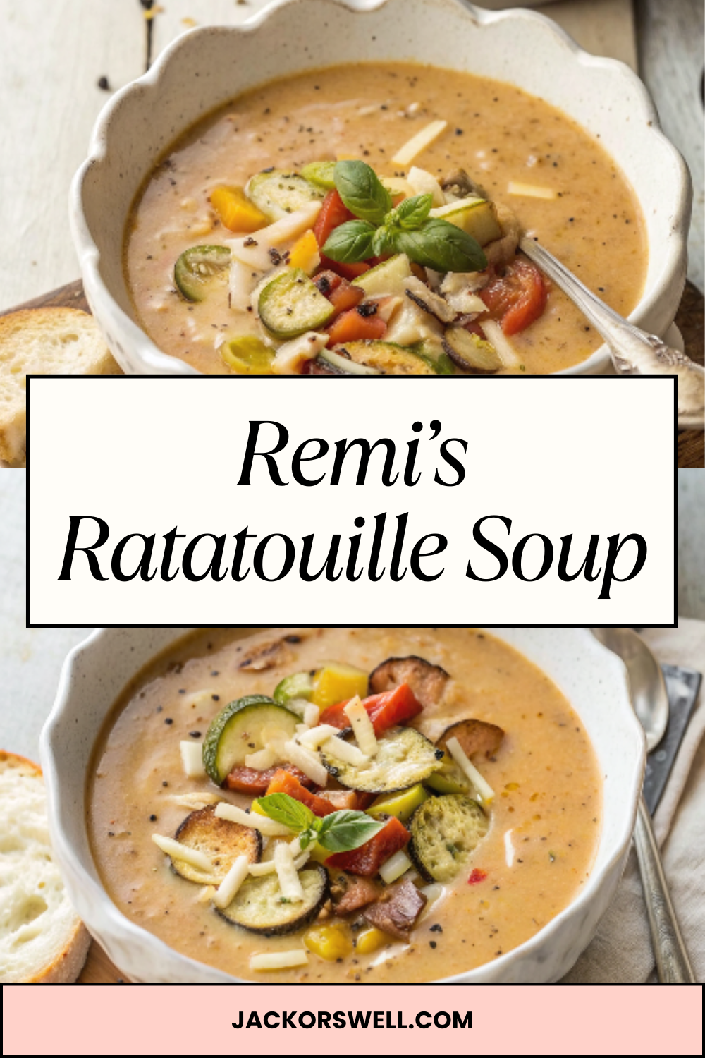 Remi’s Ratatouille Soup – Cozy, Colorful & Bursting with French Garden Flavor