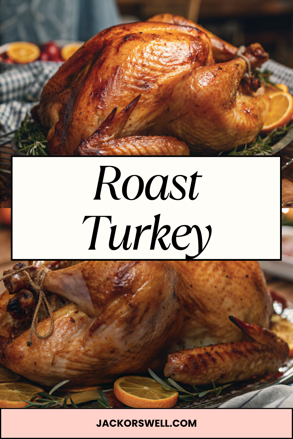 Roast Turkey – Juicy, Golden, Aromatic & Perfect for Holidays or Sunday Dinner