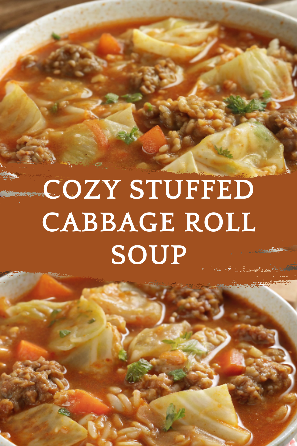 Cozy Stuffed Cabbage Roll Soup – All the comforting flavors of classic cabbage rolls in one hearty, spoonable bowl