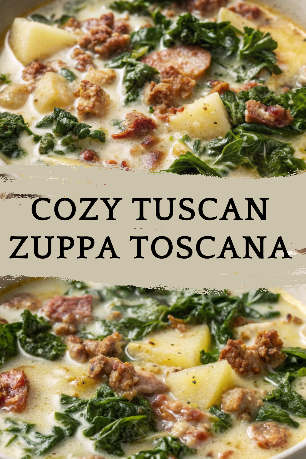 Cozy Tuscan Zuppa Toscana – A creamy, comforting bowl with hearty potatoes and savory turkey sausage