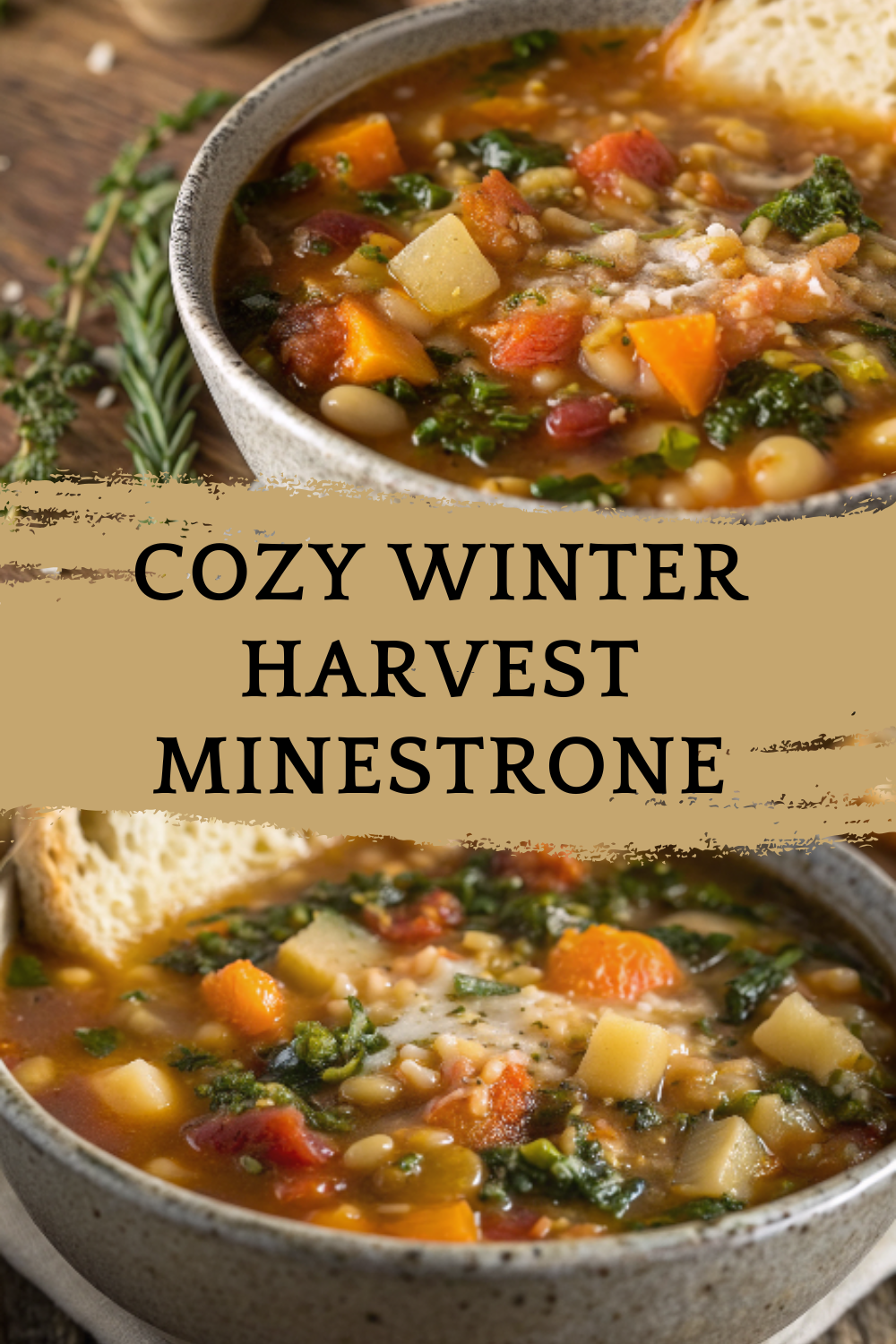 Cozy Winter Harvest Minestrone – A hearty, vegetable-packed soup perfect for cold-weather comfort