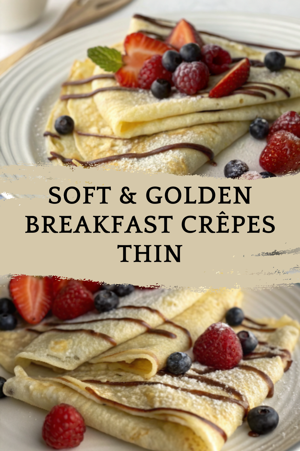 Soft & Golden Breakfast Crêpes